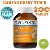 Jual Blackmores Odourless Garlic BPOM Kalbe 200 Tablet (Imun & Kolesterol) Murah