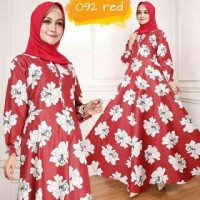 Yang ini Ori gamis maxy bunga ima red baju wanita bagus murah maxi 92