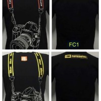 Kaos Fotografi Kamera CANON NIKON