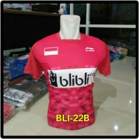 Jual baju kaos badminton futsal volleyball BLI-22B Murah