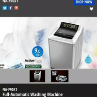 Jual Mesin Cuci Top Loading Panasonic Econavi 9kg Na F90x1 Jakarta Selatan Elektronik Store Tokopedia