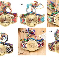 Jual Jam Tangan Anyam Rajut #52 Dream Catcher FREE Tali Tangan DreamCatcher Murah