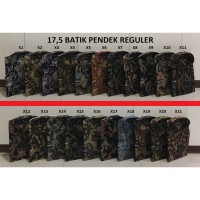 Kemeja Alisan Batik Pendek 16,5 XXL - 17,5 XXXL