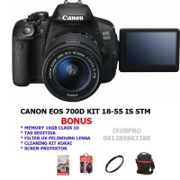 kamera digital camera vlog CANON EOS 700D 18 55 IS STM CANON 700D KIT