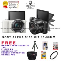 kamera digital camera vlog Sony A5100 kit 16 50 OSS kamera Sony Alpha