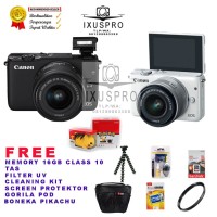 kamera digital camera vlog Canon eos M10 kit 15 45 is stm bergaransi