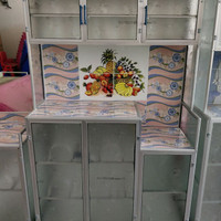 RAK PIRING 3PINTU ALUMINIUM JASMINE