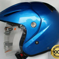 HELM INK CX 22 CYAN BLUE SNI DOT 100% ORIGINAL