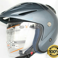 HELM INK CX 22 ALL GREY SNI DOT ORIGINAL