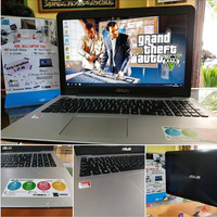 Laptop seken Asus X555B mulus pol LIKE NEW Bisa GTA v Lancar jaya