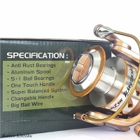 Reel Pancing Spinning Kaizen Kinzoku ukuran 8000