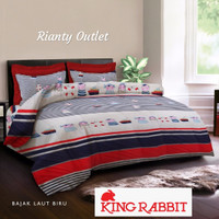 Full Set Bed Cover King Rabbit - Single 140 - Bajak Laut