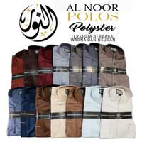 AL NOOR POLOS - Jubah Gamis Pria Alnoor Polos Kombinasi Blazer Jas