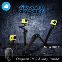 TMC 3 Way Tripod for Xiaomi Yi & GoPro kamera camera