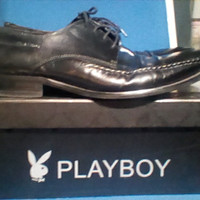 Sepatu pria merk playboy ukuran 42 kondisi 85 % harga beli 2,1 juta