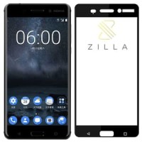 Zilla 2.5D Tempered Glass Curved Edge 9H 0.26mm for Nokia 6 - Hitam