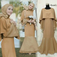 B15 Baju Gamis Pesta Muslim Remaja Wisuda Modern Duyung Pertiwi Coksu