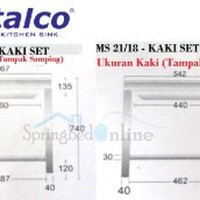 Bak Cuci Piring Metalco Portable Knock Down Stainless A DISKON