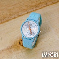 Puma Jam Tangan Analog Tali Rubber Unisex Biru Abu Hitam Coklat