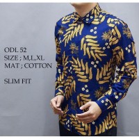 Batik Pria Lengan Panjang Baju Kemeja Motif Modern Batik Couple Murah
