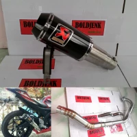 Knalpot racing AKRAPOVIC GP M1 for Cbr150/cb150/Xabre/R15/vixion dll