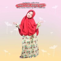 SET GAMIS KATUN JEPANG ANAK by PAKU PAYUNG size XL