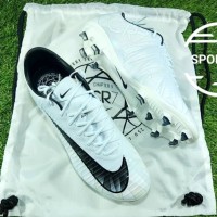 LANGKAA BANGET Sepatu Bola Nike Mercurial Cristiano Ronaldo White Edit