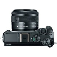 KAMERA MIRRORLESS CANON EOS M6 M 6 KIT 15-45mm IS STM - BLACK Diskon