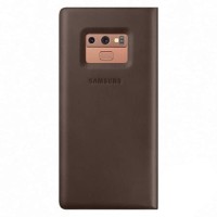 Samsung Galaxy Note 9 Leather View Cover Case BROWN - ORIGINAL