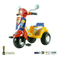 Sepeda Anak Plastik Vespa Roda 3