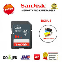 MEMORY CARD MEMORI KAMERA SD CARD SDHC SANDISK 16GB/ 48MBPS