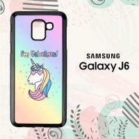 Casing Samsung Galaxy J6 2018 HP Unicorn Fabulous LI0192