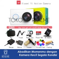 KAMERA XIAOMI YI ACTION CAM 16 MP 1080P 60 fps LENGKAP- TOKO HP REALME