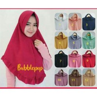 PAKAIAN MUSLIM KERUDUNG / JILBAB INSTAN / KHIMAR REMPEL PET PAKAIAN