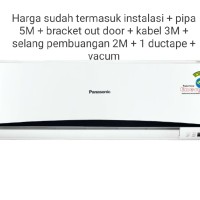 Panasonic Ac Split 1 PK Low Watt CS/CU-UV9SKP Free Pipa & bracket