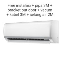 Midea AC 1/2 PK Low Watt MSFO-05CRLN2 Free Pipa & bracket