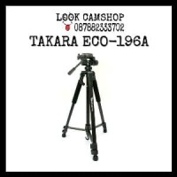 TRIPOD KAMERA TAKARA ECO-196A ECO196A ECO196 A ECO 196A ECO 19 Limited