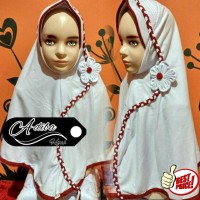 Grosir 15rb min 5pcs/ Kerudung sekolah SD kepang/kerudung kepang putih