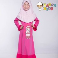 (2-3 tahun) RG 23 Gamis Kaos Anak Raggakids Calon Hafidzah size XS