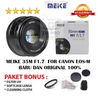 Lensa Meike 35mm F1.7 For Mirrorless CANON EOS M (EOS M6,EOS M100,M5)