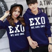 Jaket Couple Exo - Couple Jacket Jaket Bahan Babyterry Dapat 2