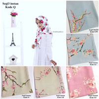 Jual kerudung SEGIEMPAT hijab jilbab INSTAN / SEGITIGA INSTAN / PASTAN Murah