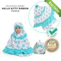 MUKENA GROSIR ANAK MURAH HELLO KITTY RIBBON BABY TAS RANSEL