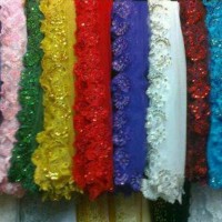 Selendang Pengantin Kerudung Akad Nikah Ijab Kabul Kebaya Bordir -