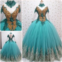 Gaun kebaya pengantin model barbie