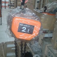 Electric Chain Hoist HITACHI Cap. 2 ton x 6 Mtr ( Naik-turun )