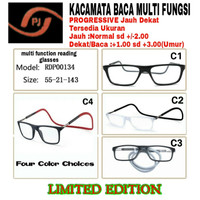 Kacamata Baca Magnet model clik Lensa Progresif PROGRESSIVE ORIGINAL