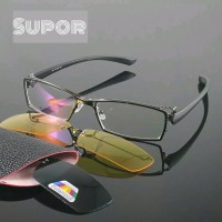 Kacamata Korea FF29 CLIP On berikut Lensa Leinz Progresif Beni Limited