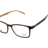 Frame Kacamata Gino Armani GNA B-866 Dark Brown Original Pria / Wanita