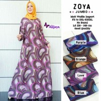 Dres gamis ZOYA MAXY wafleimport/long dres/baju gamis wanita